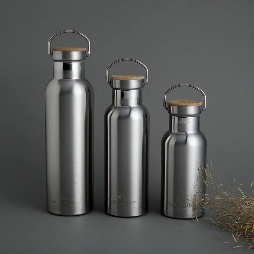 InstaCuppa Glass Water Bottle with Time Markings